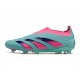 Scarpe da Calcio adidas Predator Elite Laceless FG Blu Rosa