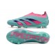 Scarpe da Calcio adidas Predator Elite Laceless FG Blu Rosa