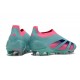 Scarpe da Calcio adidas Predator Elite Laceless FG Blu Rosa