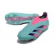 Scarpe da Calcio adidas Predator Elite Laceless FG Blu Rosa