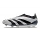 Scarpe da Calcio adidas Predator Elite Laceless FG Argento Nero