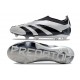 Scarpe da Calcio adidas Predator Elite Laceless FG Argento Nero