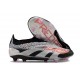 Scarpe da Calcio adidas Predator Elite Laceless FG Nero Argento Rosso