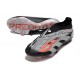 Scarpe da Calcio adidas Predator Elite Laceless FG Nero Argento Rosso