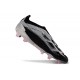 Scarpe da Calcio adidas Predator Elite Laceless FG Nero Argento Rosso