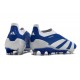 Scarpe da Calcio adidas Predator Elite Laceless FG Blu Bianco