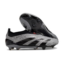 Scarpe da Calcio adidas Predator Elite Laceless FG Grigio Nero
