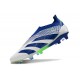 Scarpe da Calcio adidas Predator Elite Laceless FG Blu Bianco Verde