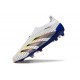 Scarpe da Calcio adidas Predator Elite Laceless FG Bianco Grigio