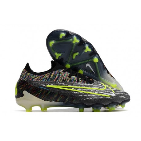 Nike Phantom GX Elite FG Nero Volt Bianco Blu Glow
