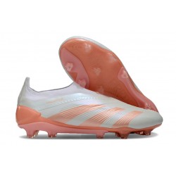 Scarpe da Calcio adidas Predator Elite Laceless FG Almost Blu Arancione