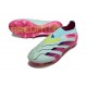 Scarpe da Calcio adidas Predator Elite Laceless FG Almost Blu Lucid Rosa Semi Giallo Solare