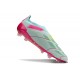 Scarpe da Calcio adidas Predator Elite Laceless FG Almost Blu Lucid Rosa Semi Giallo Solare
