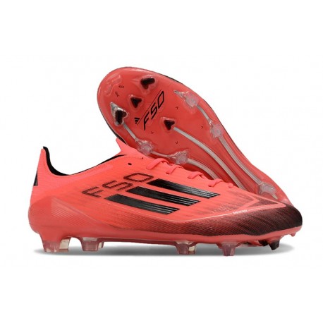 adidas F50 Elite FG Scarpe da Calcio Rosso Nero