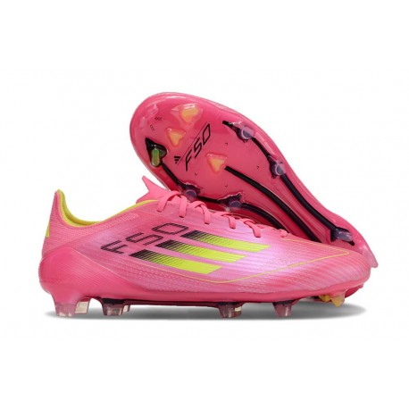 adidas F50 Elite FG Scarpe da Calcio Rosa Giallo