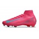 Nike Air Zoom Mercurial Superfly X Elite FG Rosa Grigio