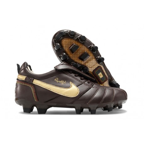 Scarpa Nike Tiempo Legend X Elite FG Marrone Oro