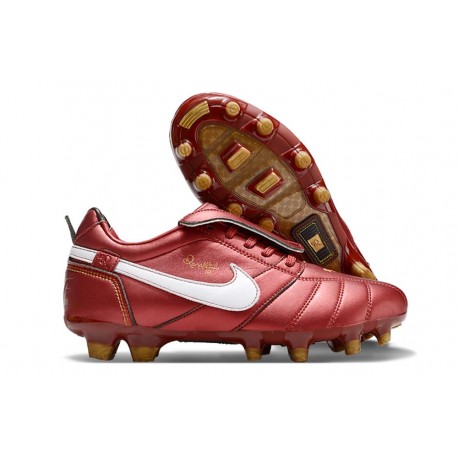 Scarpa Nike Tiempo Legend X Elite FG Rosso Bianco