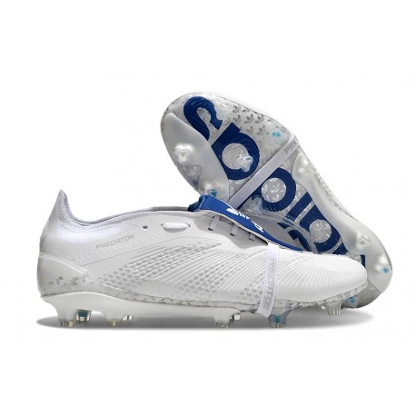 adidas Predator Elite FT FG Polar Victory - Bianco Argento Metallizzato Blu