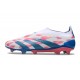 adidas Predator Elite Laceless FG Ftwr Bianco Solar Blu Solar Rosa