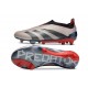 adidas Predator Elite Laceless FG Platin Met Nero Aurora Carbone