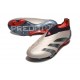 adidas Predator Elite Laceless FG Platin Met Nero Aurora Carbone