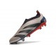 adidas Predator Elite Laceless FG Platin Met Nero Aurora Carbone