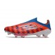 Scarpe da Calcio Adidas F50+ LL FG Rosso Bianco Blu