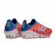 Scarpe da Calcio Adidas F50+ LL FG Rosso Bianco Blu