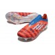 Scarpe da Calcio Adidas F50+ LL FG Rosso Bianco Blu