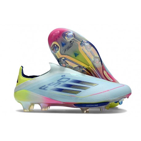 Adidas F50+ LL FG Almost Blu Semi Blu Lucido Semi Giallo Solare