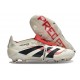 Adidas Predator 25 Elite Foldover Tongue FG Bianco Off Nero Core Rubino Puro