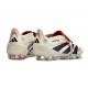 Adidas Predator 25 Elite Foldover Tongue FG Bianco Off Nero Core Rubino Puro