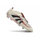 Adidas Predator 25 Elite Foldover Tongue FG Bianco Off Nero Core Rubino Puro