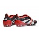 Adidas Predator 25 Elite Foldover Tongue FG Nero Bianco Rosso Vivido