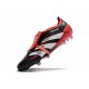 Adidas Predator 25 Elite Foldover Tongue FG Nero Bianco Rosso Vivido