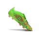 Adidas Predator 25 Elite Foldover Tongue FG Limone Lucido Rosa Lucido Blu Fusion