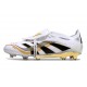 Adidas Predator 25 Elite Foldover Tongue FG Ftwr Bianco Nero Oro Met