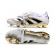 Adidas Predator 25 Elite Foldover Tongue FG Ftwr Bianco Nero Oro Met
