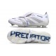 Adidas Predator 25 Elite Foldover Tongue FG Bianco Argento Metallico Royal Acceso