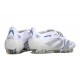 Adidas Predator 25 Elite Foldover Tongue FG Bianco Argento Metallico Royal Acceso