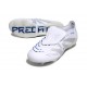 Adidas Predator 25 Elite Foldover Tongue FG Bianco Argento Metallico Royal Acceso