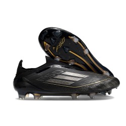 adidas F50 Elite LL FG Nuovo Nero Core Ferro Metallizzato Oro Met