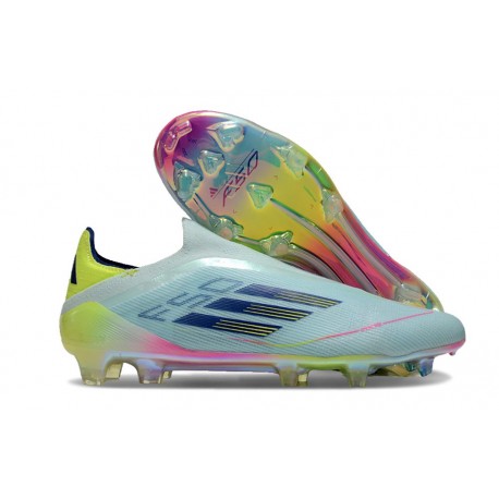 adidas F50 Elite LL FG Almost Blu Semi Blu Lucido Semi Giallo Solare