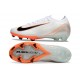 Scarpe Nike Zoom Mercurial Vapor XVI Elite FG Bianco Nero Arancio