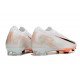 Scarpe Nike Zoom Mercurial Vapor XVI Elite FG Bianco Nero Arancio