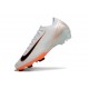 Scarpe Nike Zoom Mercurial Vapor XVI Elite FG Bianco Nero Arancio