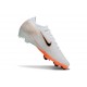 Scarpe Nike Zoom Mercurial Vapor XVI Elite FG Bianco Nero Arancio