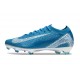 Scarpe Nike Zoom Mercurial Vapor XVI Elite FG Blu Bianco