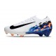 Scarpe Nike Zoom Mercurial Vapor XVI Elite FG Bianco Blu Nero